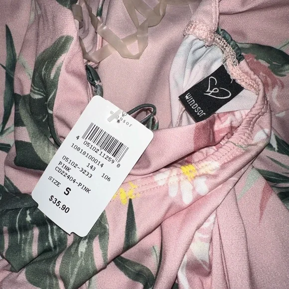 Windsor Pretty In Paradise Maxi Dress Sz Small - Picture 8 of 10